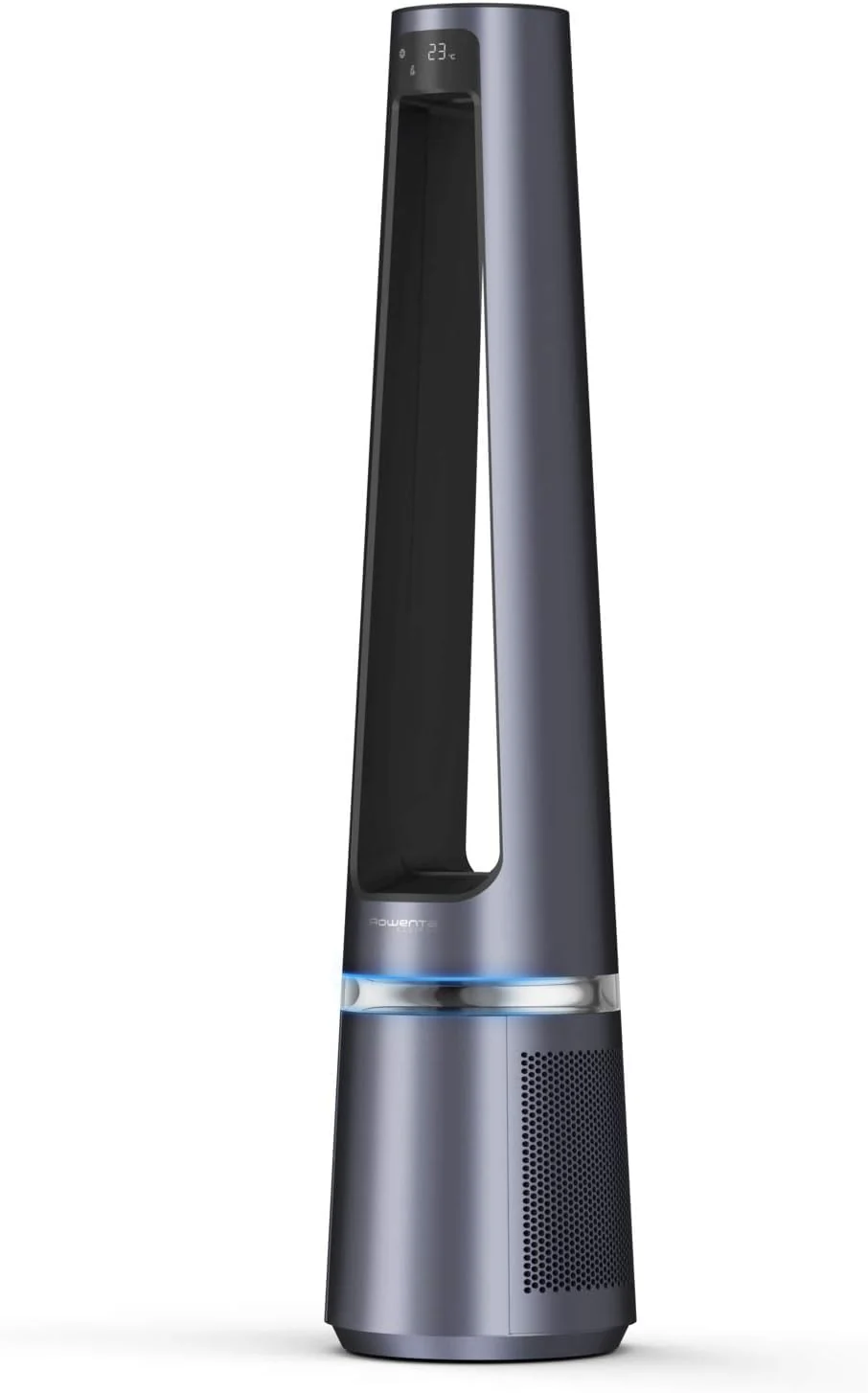 Rowenta QU5062 Eclipse 3-in-1 luchtreiniger | Heteluchtkachel | Ventilator | filtert 99,9% van de deeltjes | voor ruimtes tot 30 m2 | snelle verwarming tot 35��C | automatische dag- en nachtmodus | Zwart/Grijs
