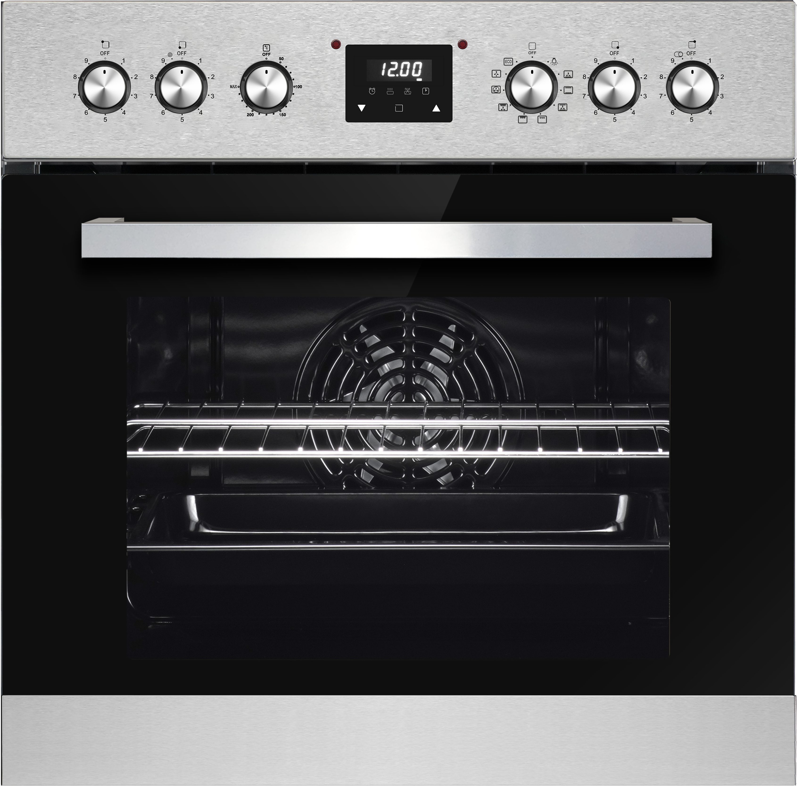 Backofen-Set PKM Einbauherdset EHS8-2KBIX 9 Backofen Funktionen Touch Control