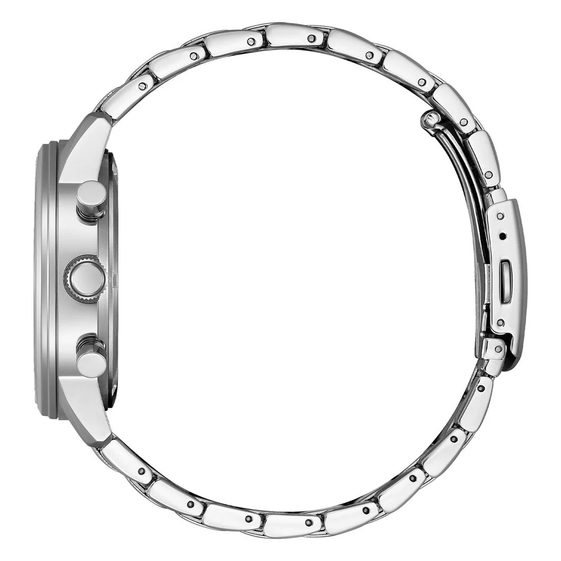 Orologio Citizen OF Aviator crono acciaio quadrante verde CA4720-52X