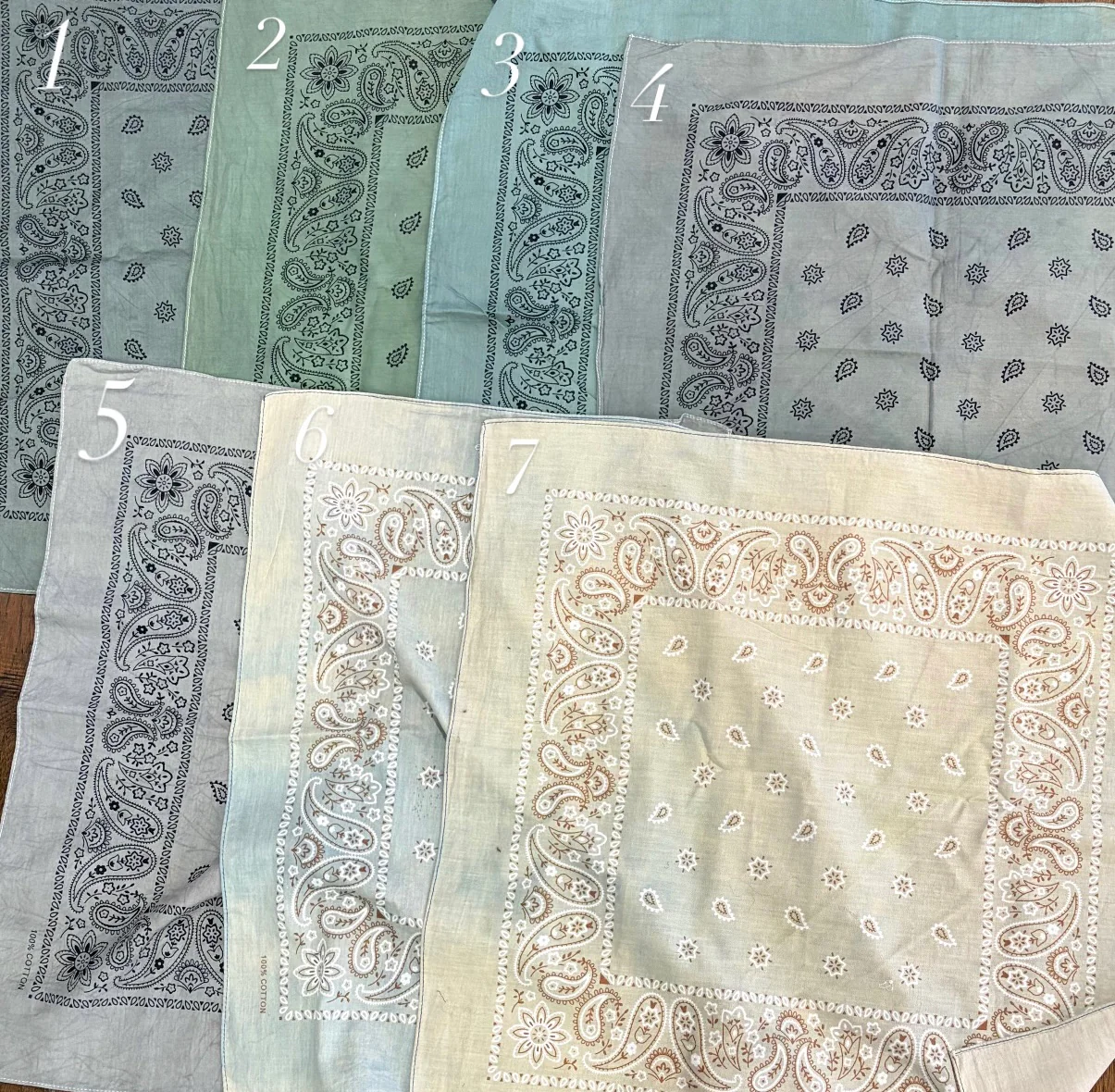 Sage Hues Hand Dyed Bandanas