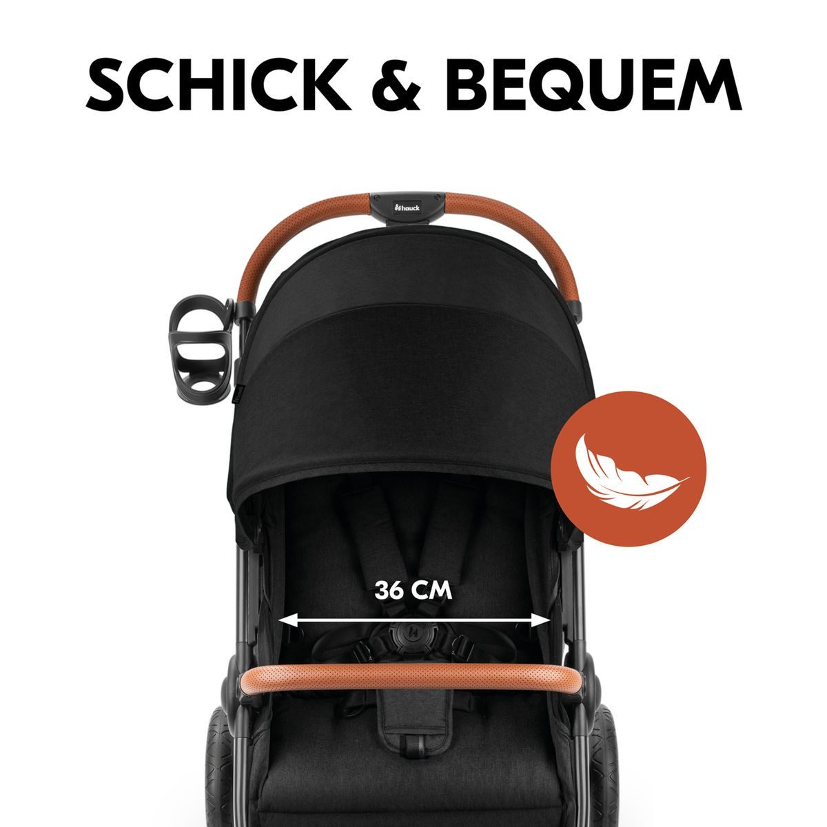 Kinder-Buggy UpTown - XXL - Melange Black