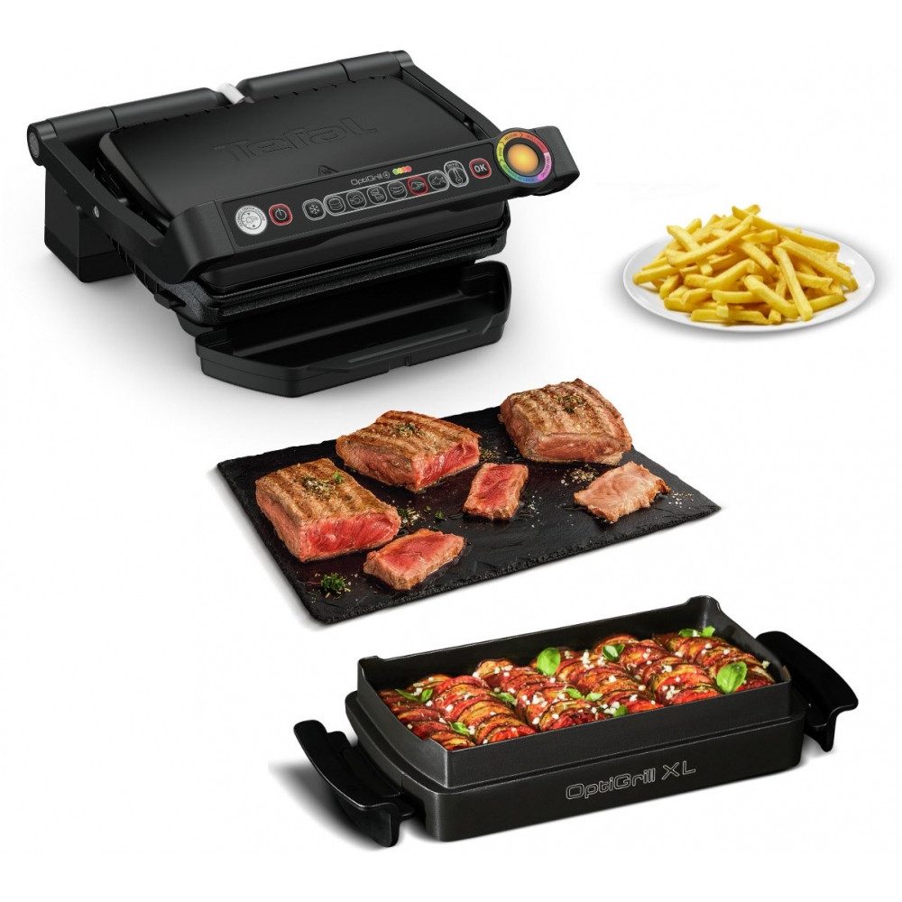 Kontaktgrill GC7148 Optigrill Snacking & Baking kontaktgrill schwarz