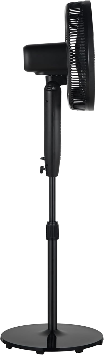 Beko - EFS5100B - Pedestal Fan, 45 W, 3 Speed, Adjustable Height and Tilt - Black, 45.2 x 40 x 135 cm
