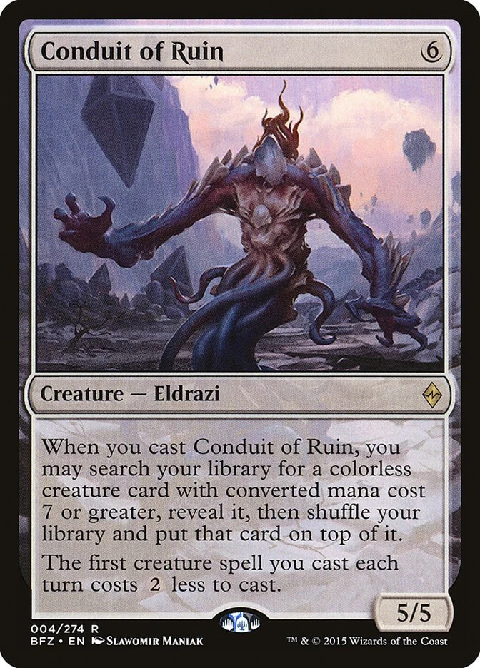 Conduit of Ruin (4) (Battle for Zendikar)