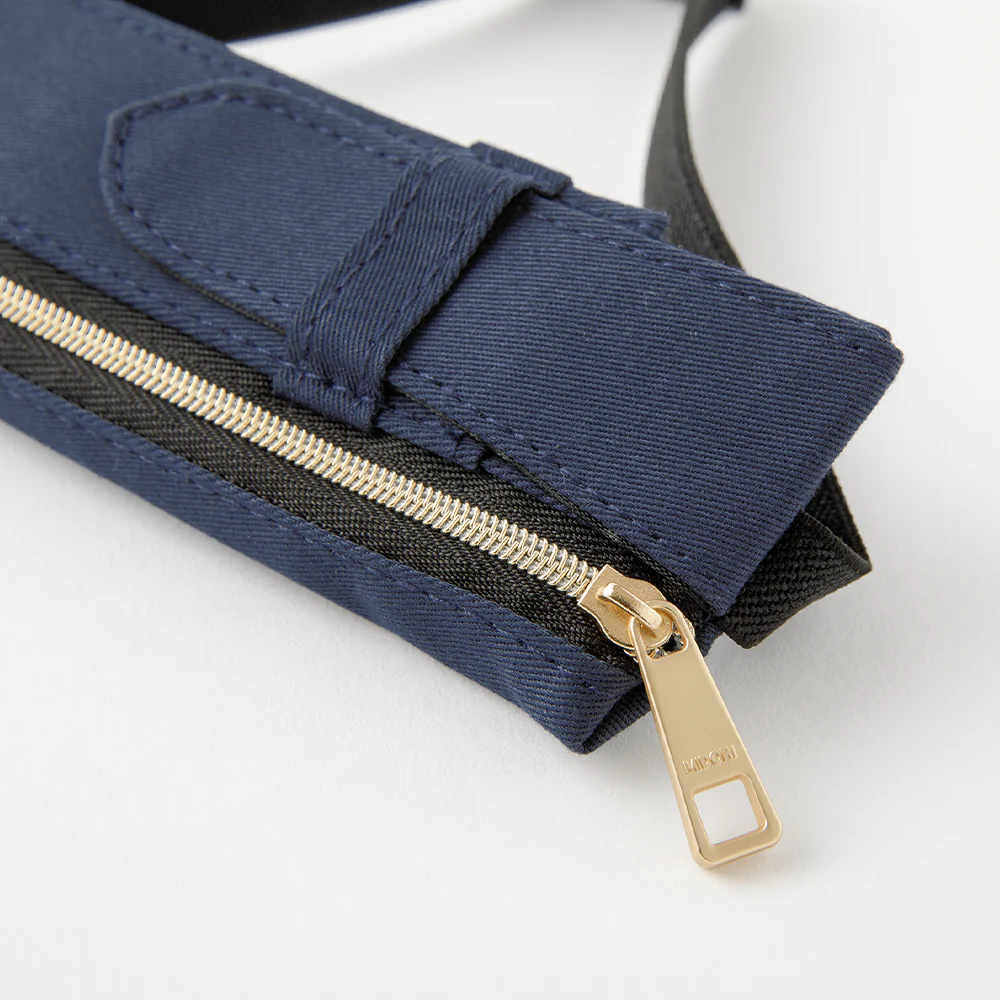Book Band Pen Case B6 - A5 Navy A