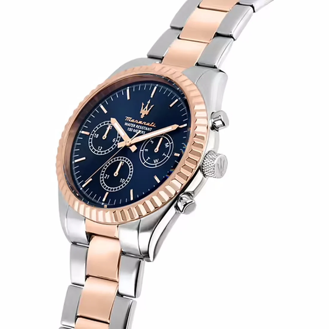 Orologio Maserati Competizione oro rosa quadrante blu R8853100040