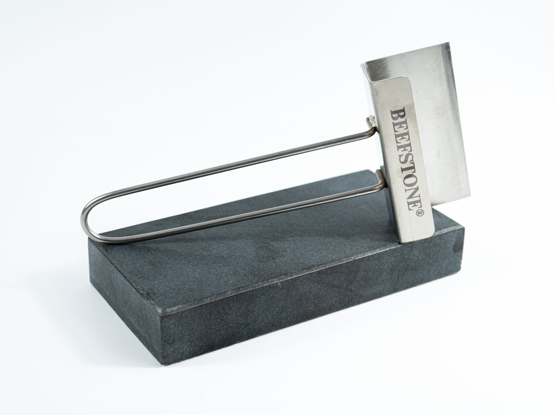 Tischgrill Original Beefstone Steinheber aus Edelstahl