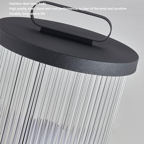 Wasserdichte Edelstahl-Säulenlampe für den Außenbereich, langlebige Landschaftsbeleuchtung für Garten, Rasen, Terrasse, Auffahrt, Gehweg, moderne zylindrische Pollerleuchte für Sicherheit und Stil