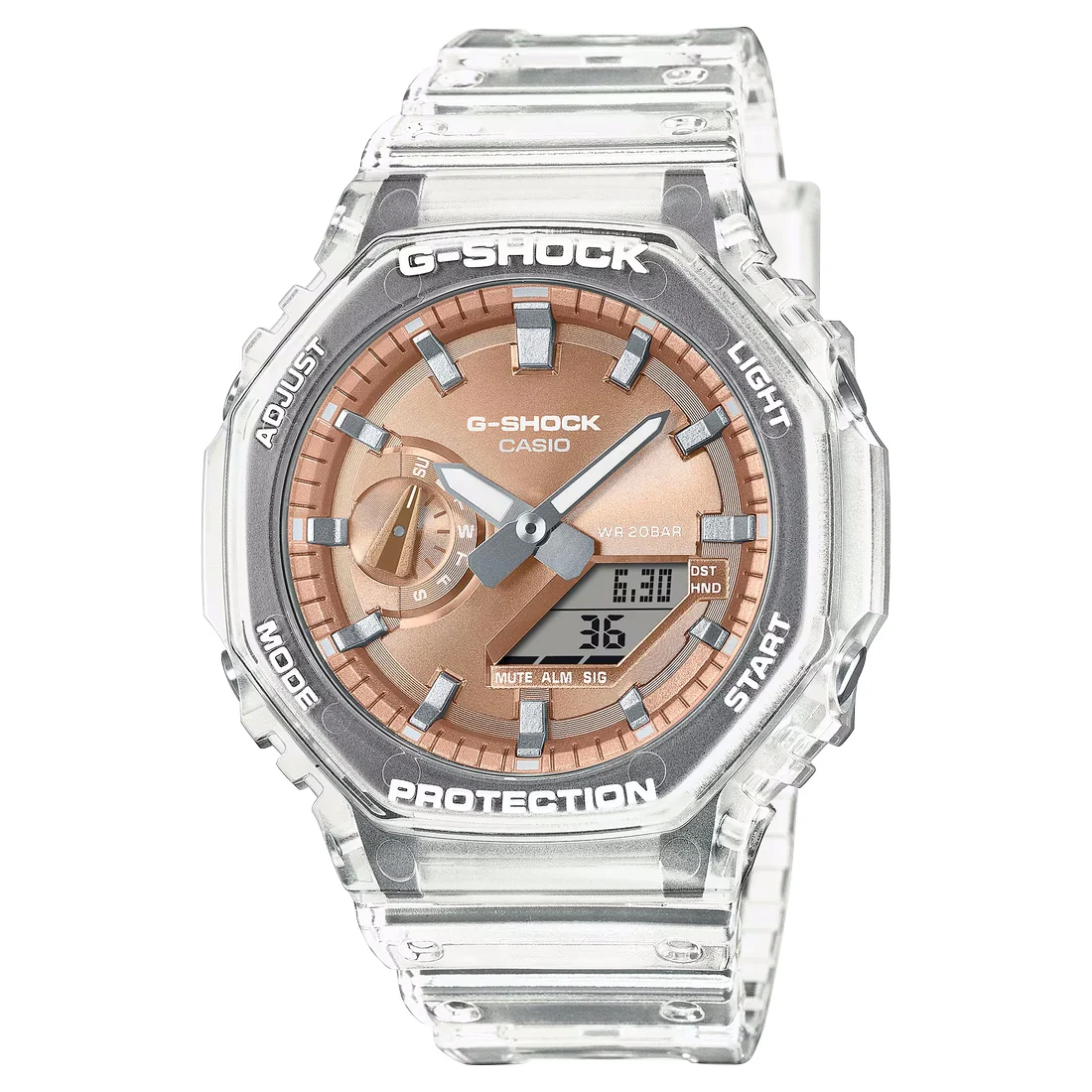Orologio G-Shock GA-2100BM-7A5ER Skeleton quadrante bronzo