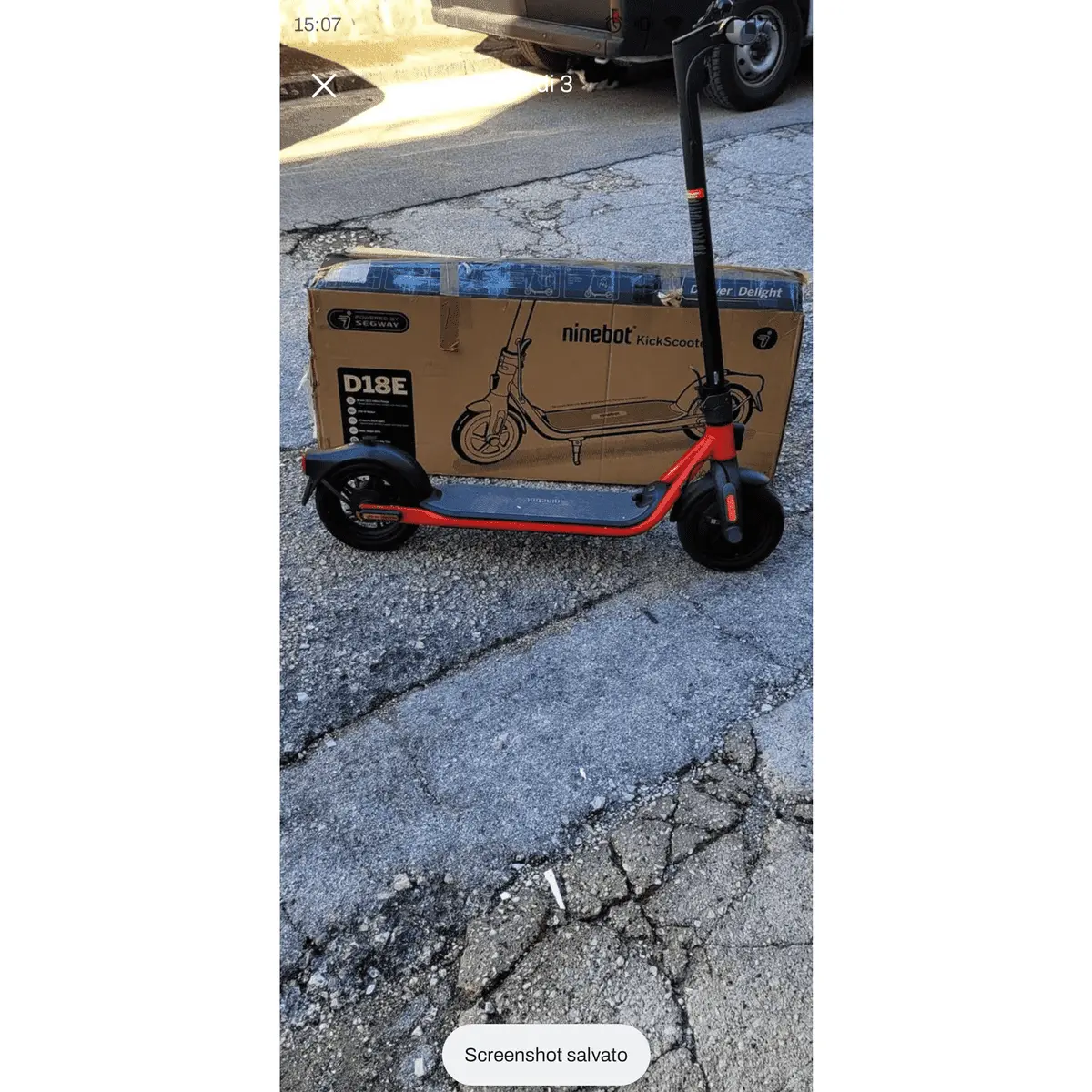 MONOPATTINO ELETTRICO NINEBOT D18E