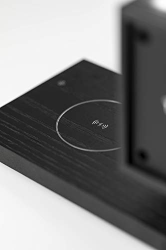 Tivoli Audio Revive Altoparlante Bluetooth con cuscinetto di ricarica wireless e lampada (Cenere nero / Nero) : Elettronica