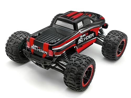 Monster Truck telecomandato 4WD Blackzon Slyder Rosso 1/16 RTR   Bambini 7 11 Anni : Giochi e giocattoli