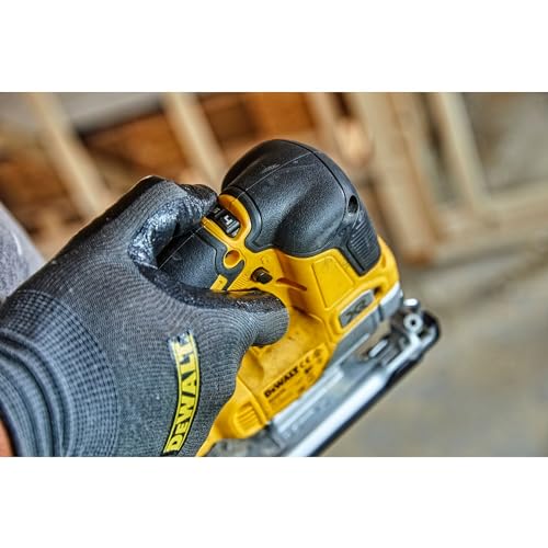 DEWALT DCS334N XJ Seghetto alternativo Brushless con impugnatura a staffa XR 18V senza batterie ne caricabatteria : Fai da te