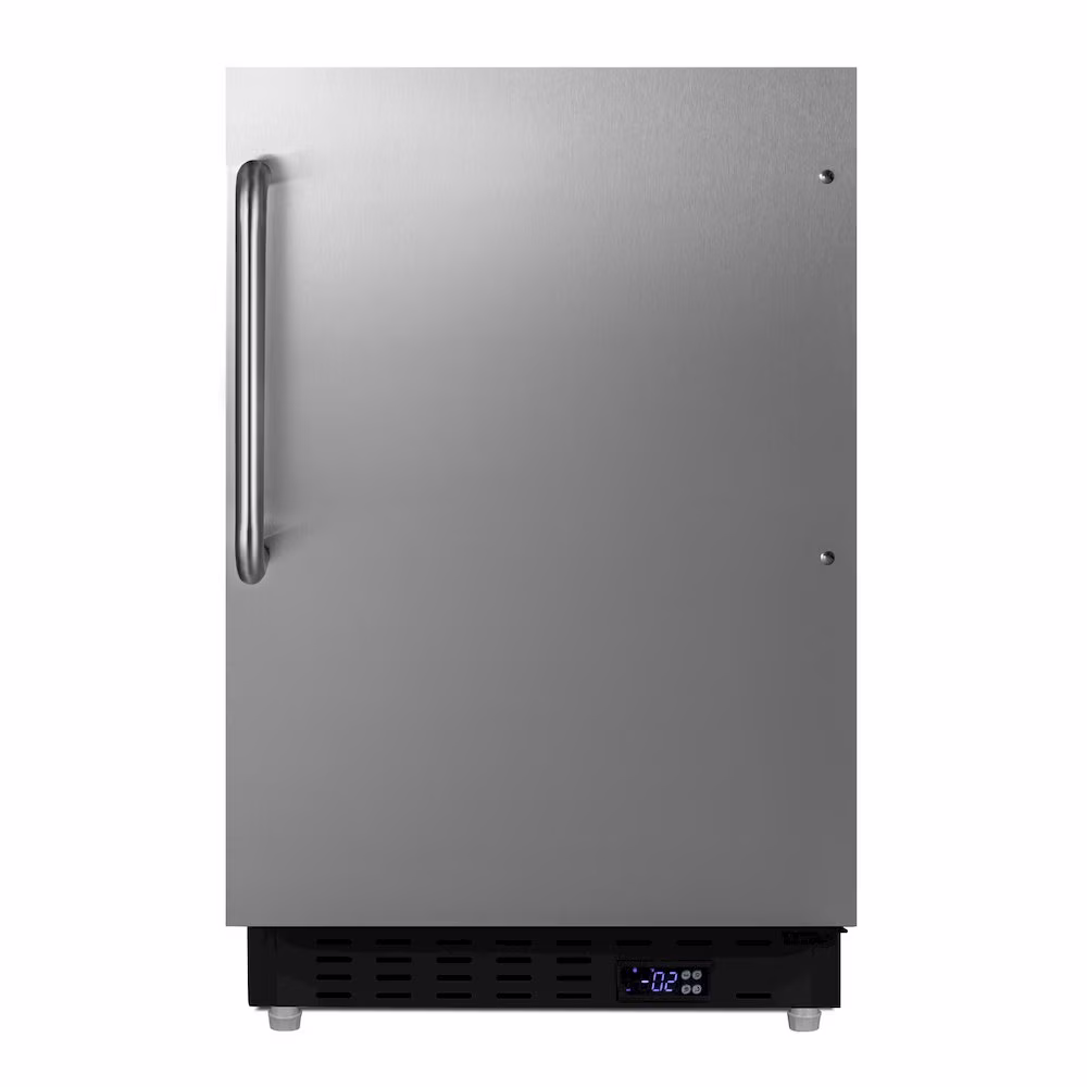 ADA compliant built-in or freestanding 20" wide manual defrost all-freezer for residential use