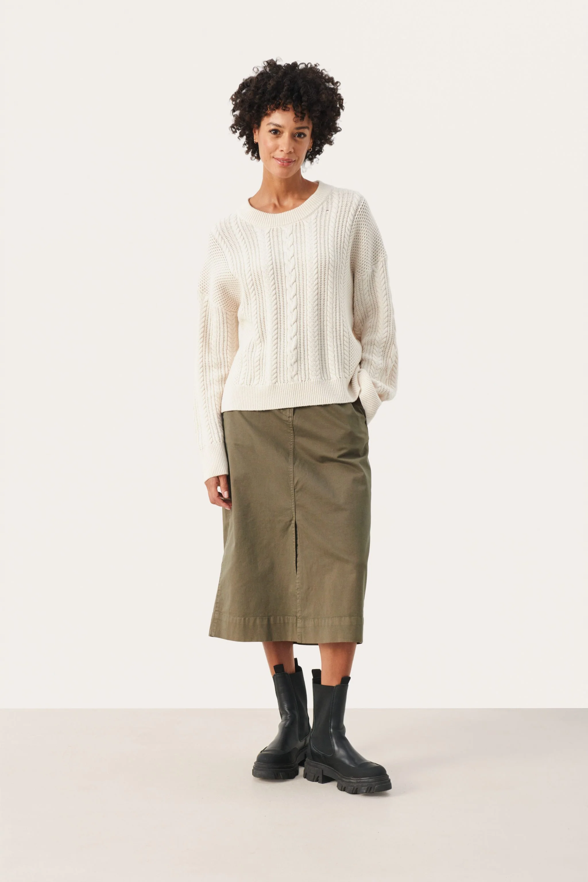 Part Two Florcita Jumper , Whitecap Gray