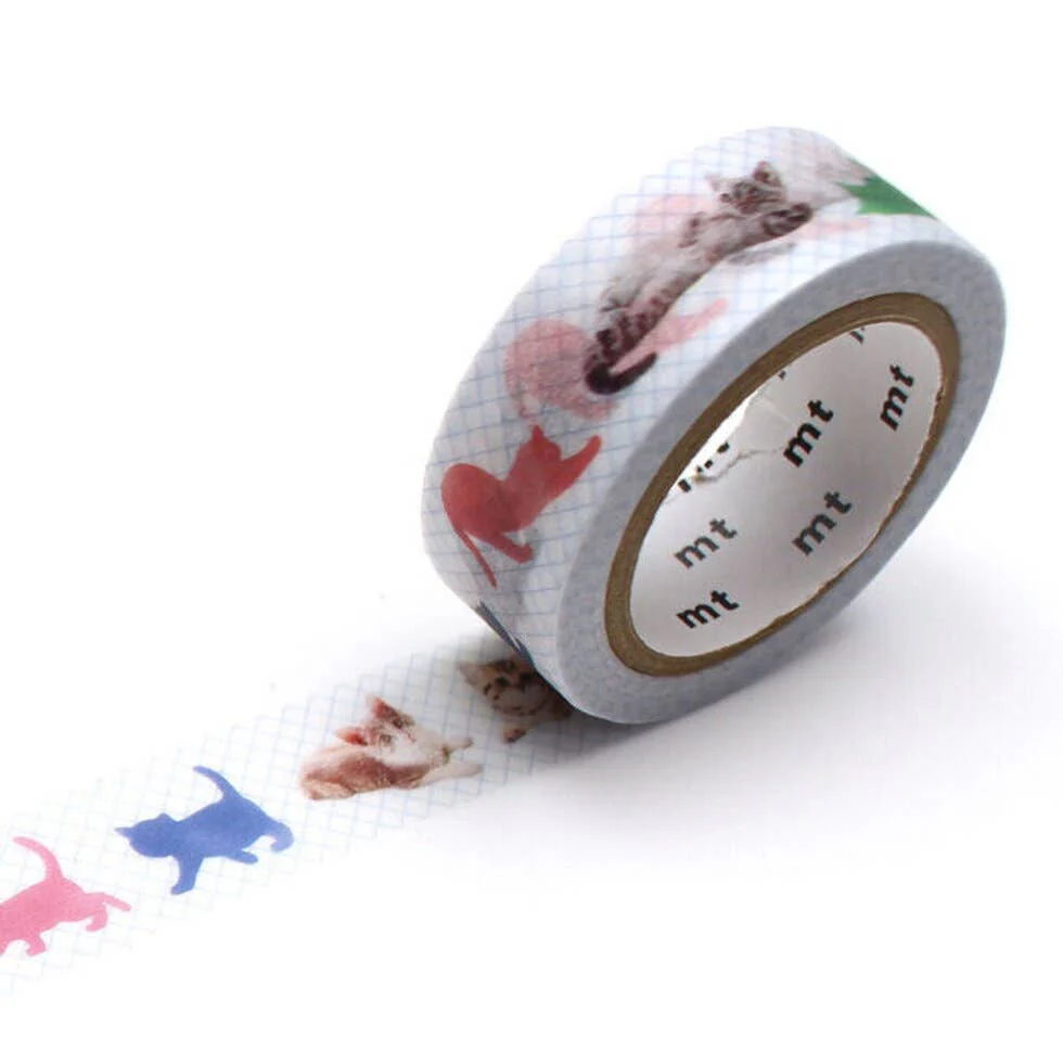 mt masking tape - 15mm kitten