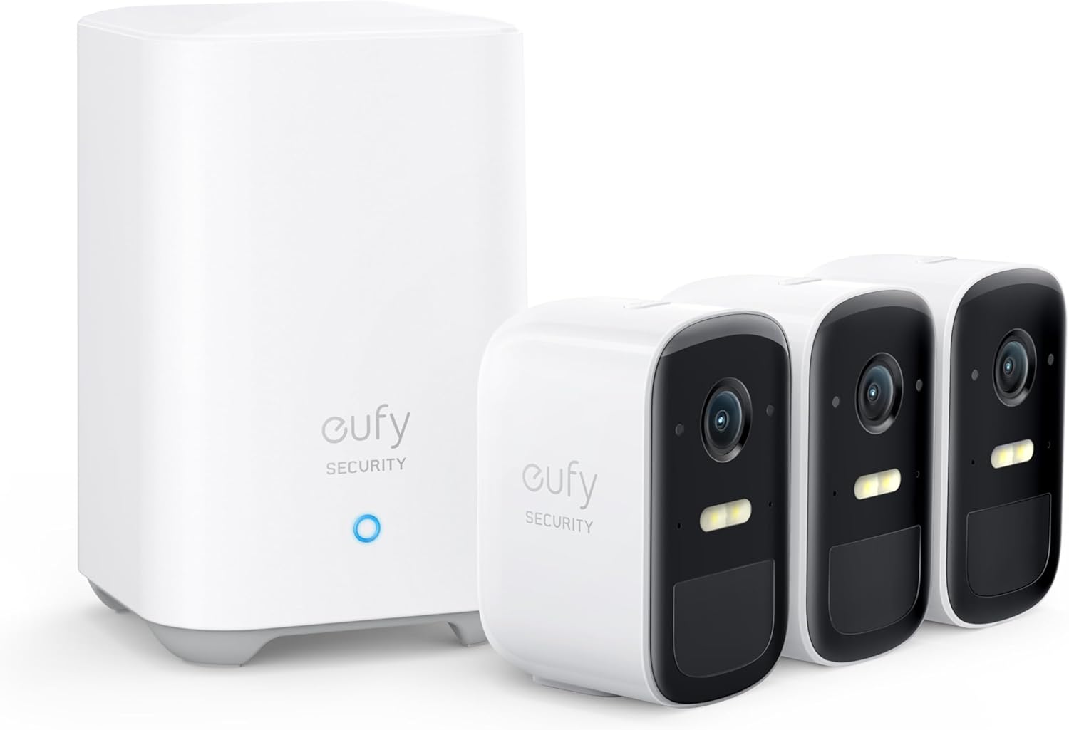 eufy Security eufyCam 2C, überwachungskamera aussen, 180 Tage Akku, HD 1080p, IP67 wetterfest, Nachtsicht, Kompatibel mit HomeKit und Solar Panel,Gebührenfreie Nutzung