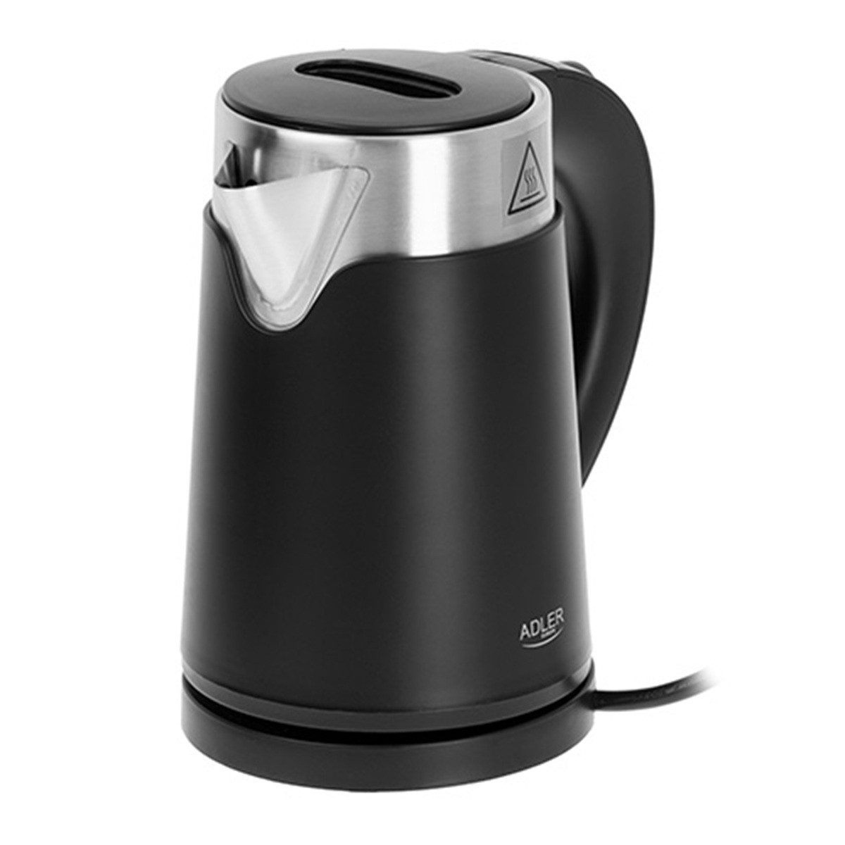 Wasserkocher AD 1372 Mini-Wasserkocher 0,6 L - 800 W, doppelwandig - Schwarz