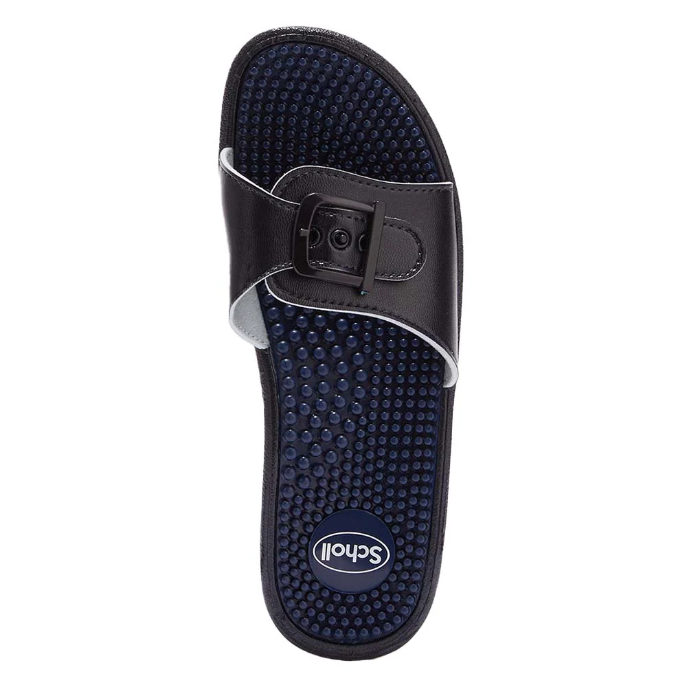 Scholl New Massage Navy Blue Pantolette