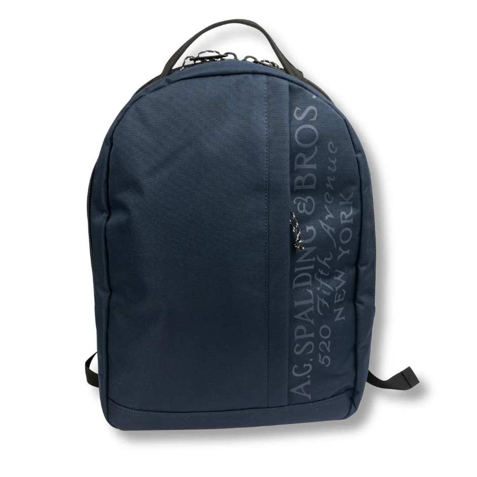 Zaino da uomo Spalding & Bros Vertical nylon blu 309045U703