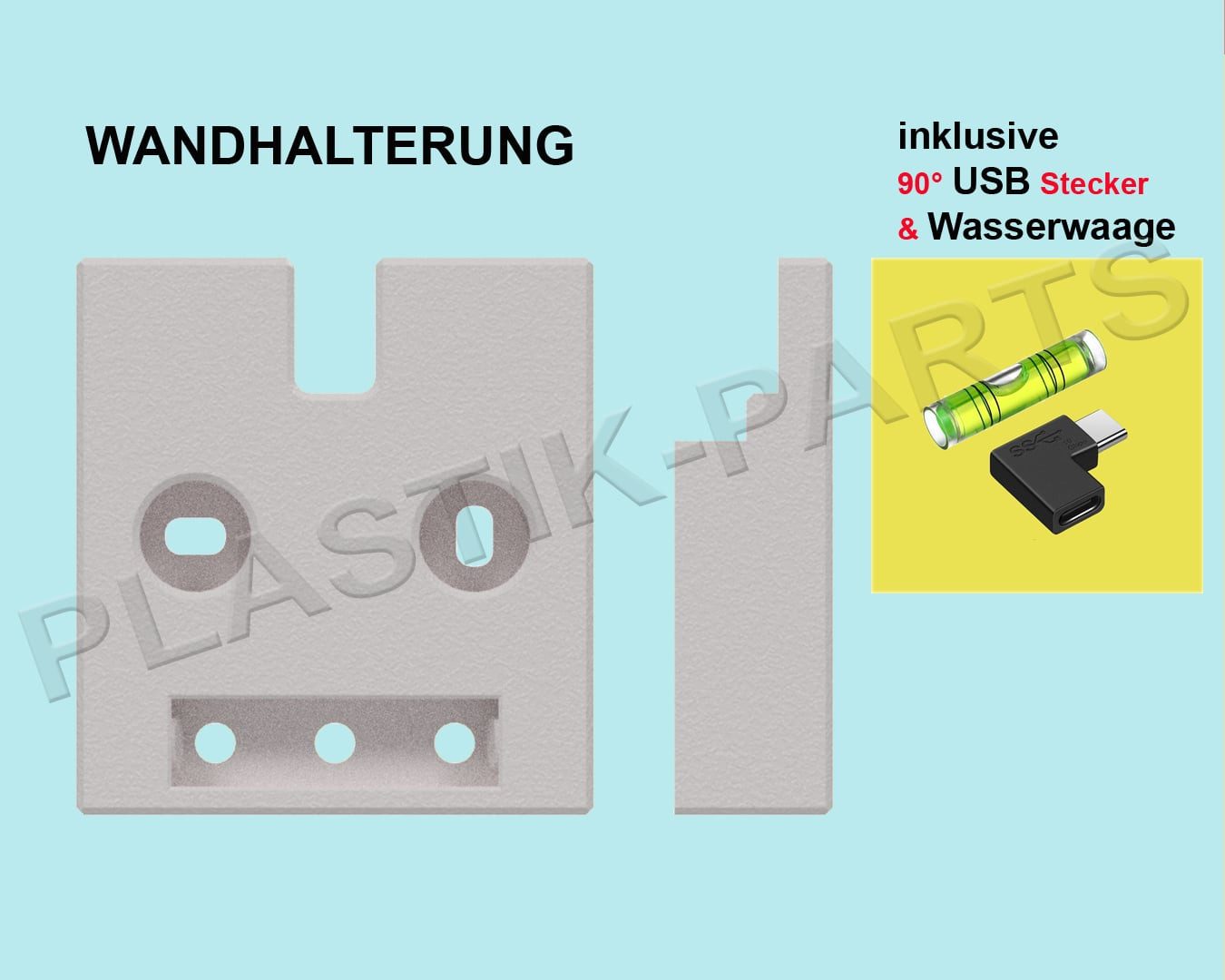 Wetterstation Wandhalterung passend für wetteronline home 2. und 3. Generation