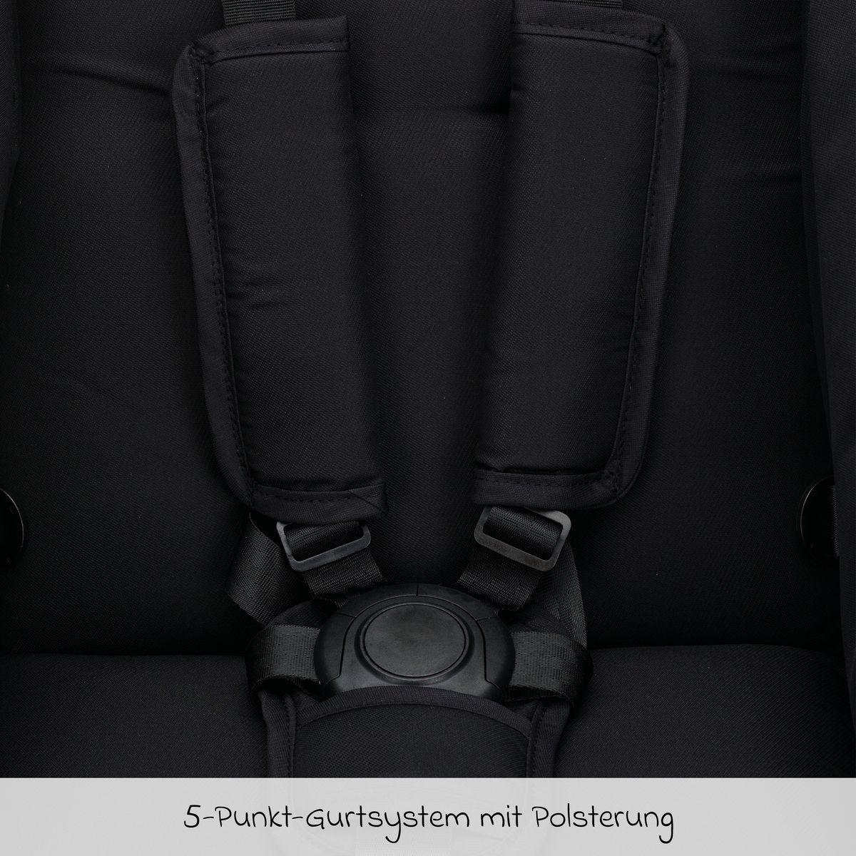 Kombi-Kinderwagen Run - Schwarz Melange
