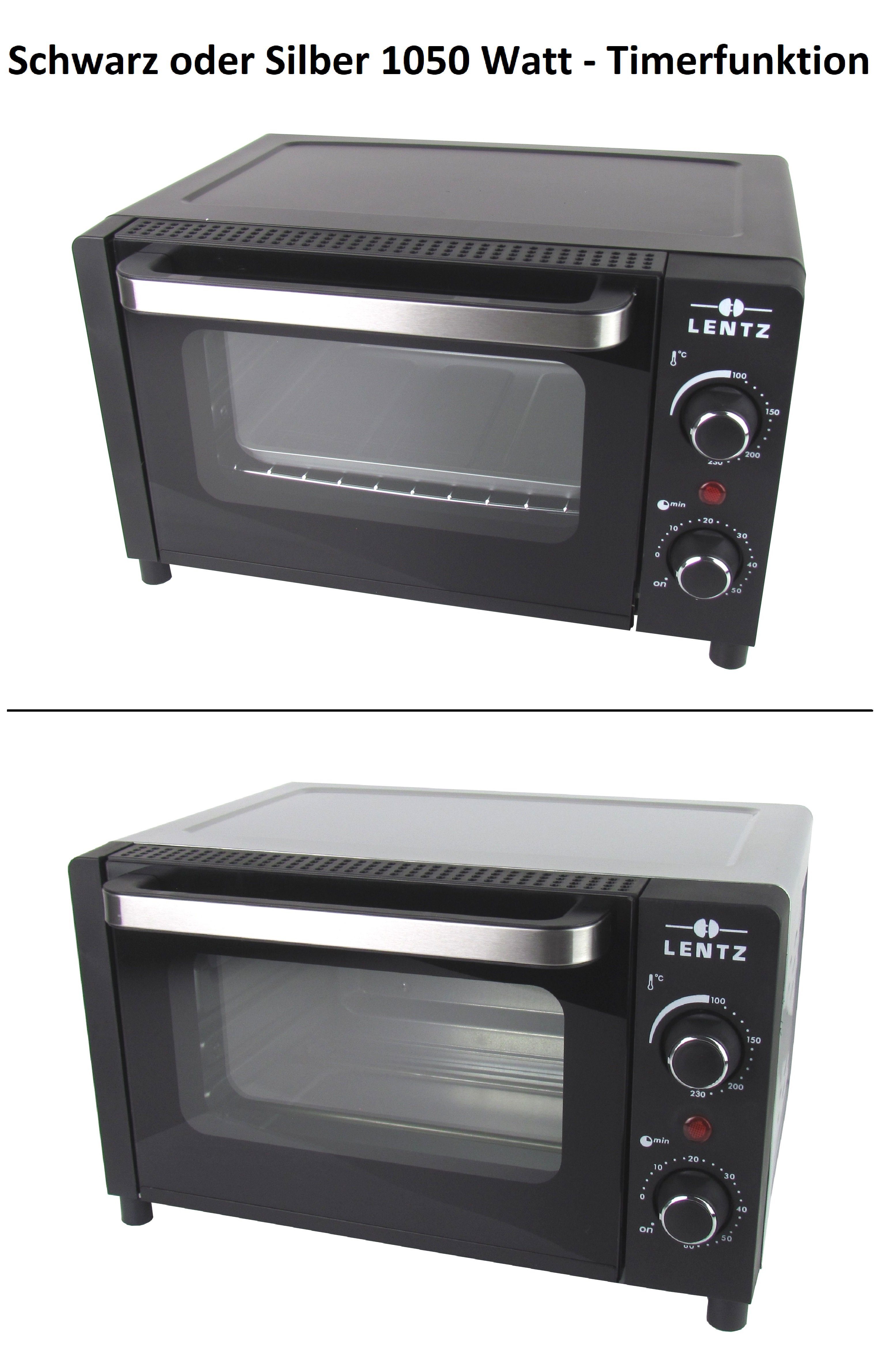 Minibackofen Mini-Backofen - Toastofen 1050 Watt