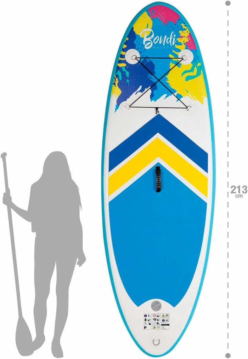 John 52500 Bambini Teens Stand Up Paddling Board Bondi Aquatic gonfiabile con 2in1 paddle bag e pompa ad aria