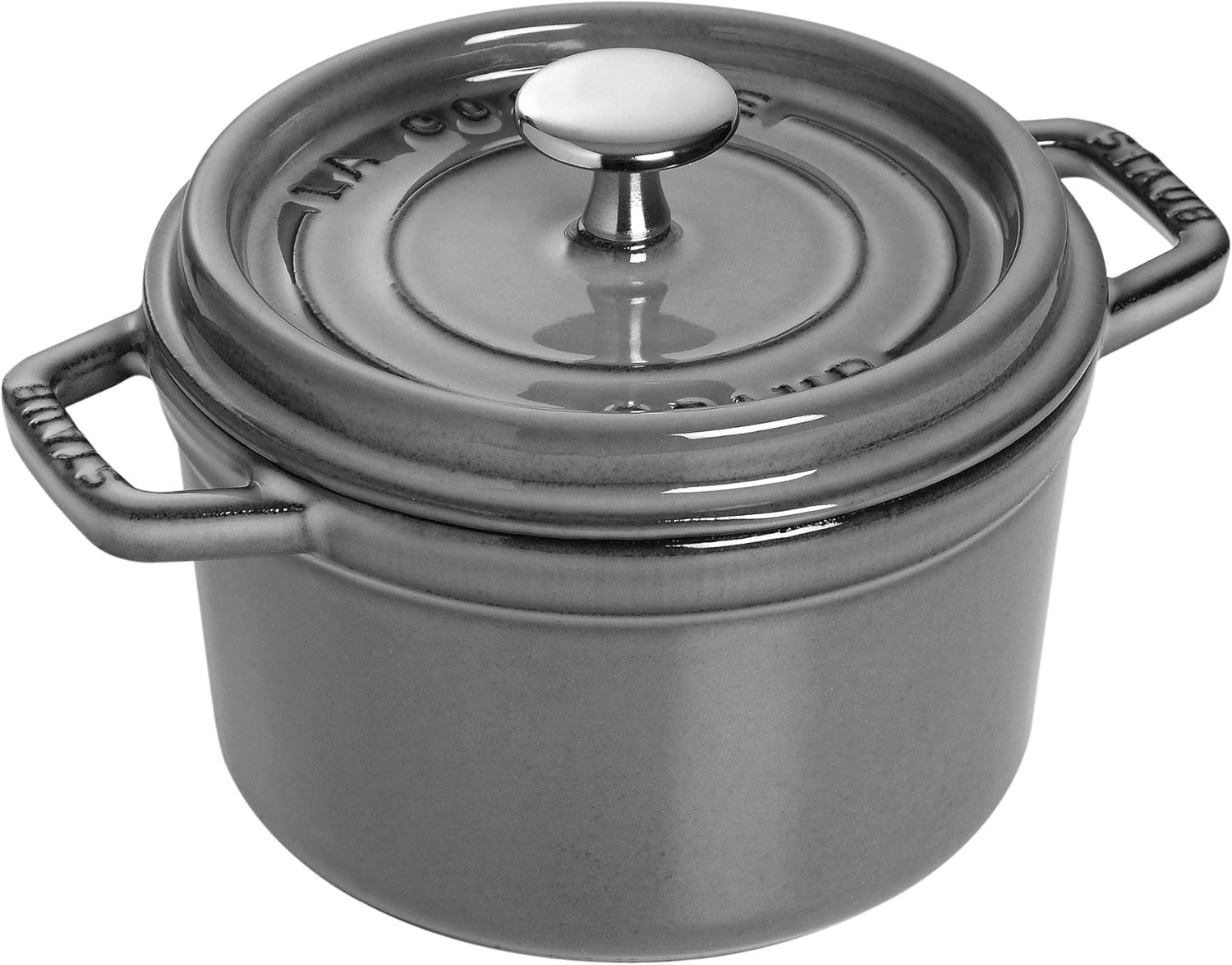 STAUB Garnek żeliwny, okrągły 28 cm, 6,7 L, Czarny