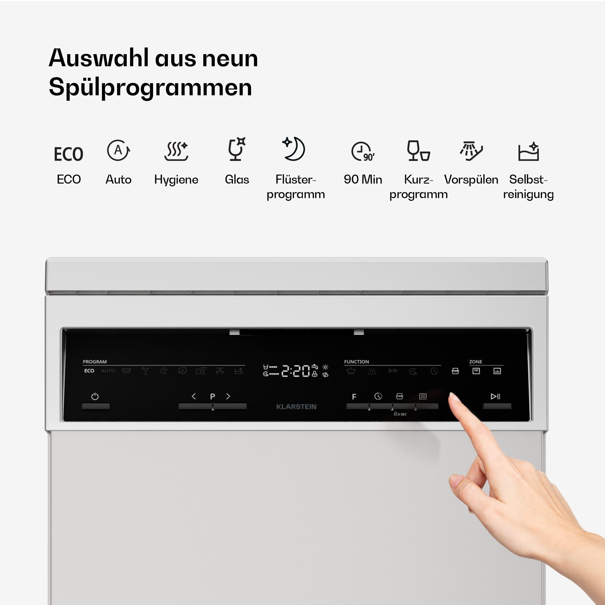 Standgeschirrspüler DSM-KL-VS-DW-45cm-SS 10047458