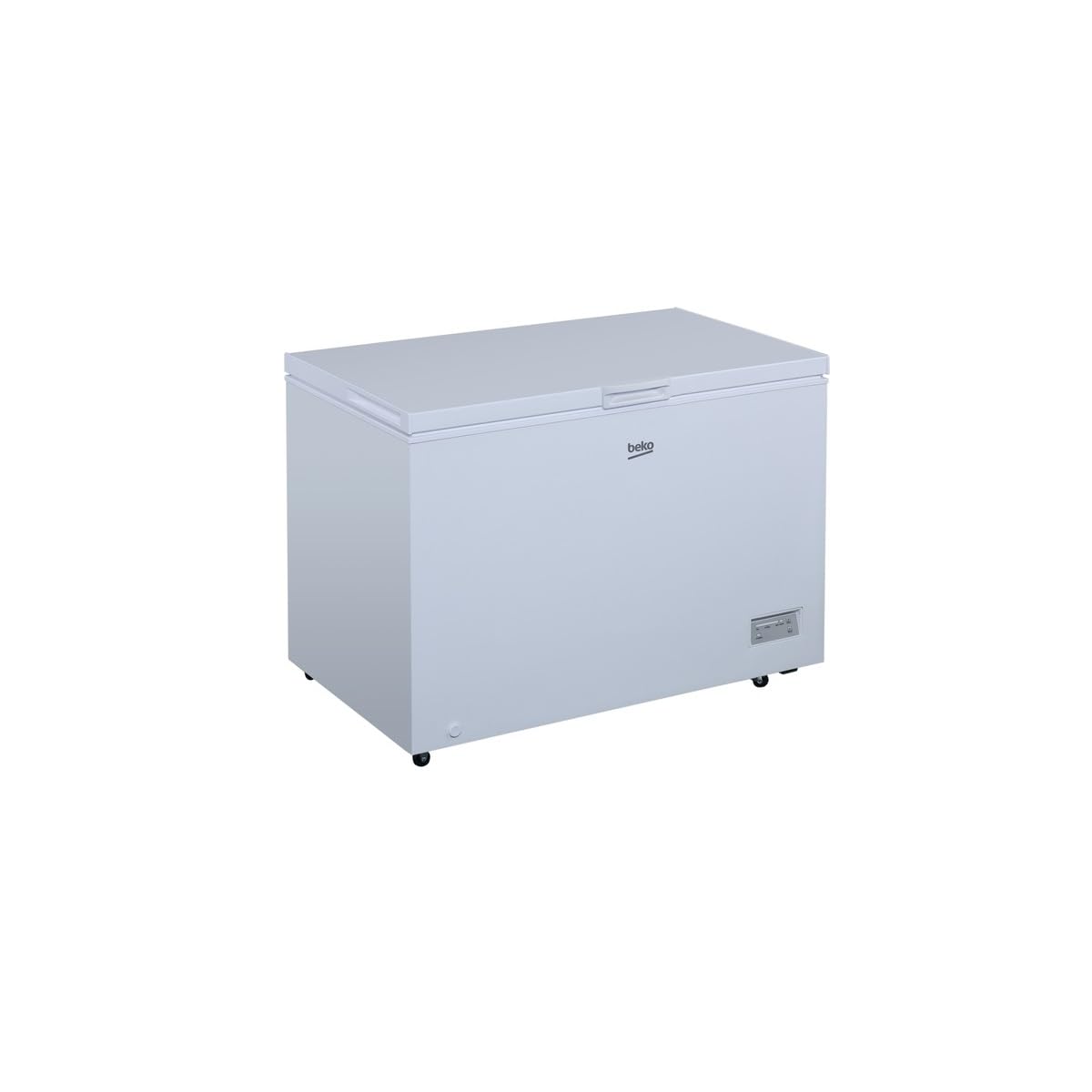 Gefriertruhe CF316EWN 308 l Nutzvolumen, 4-Sterne-Gefrierfach mit Gefrierkorb und Temperaturalarm, 40 dB, Energieeffizienzklasse E, in unbeheizten