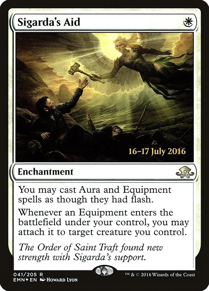 Sigarda's Aid (41) (Prerelease Cards)