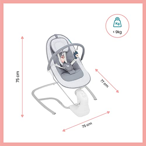 Babymoov Swoon Light Altalena elettrica Multifunzione, Legno, Grey, 1 unità (Confezione da 1) : Amazon.it: Prima infanzia