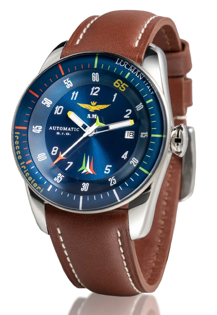 Orologio Locman Frecce Tricolori limited blu acciaio 0455A02S-00FTBLPT