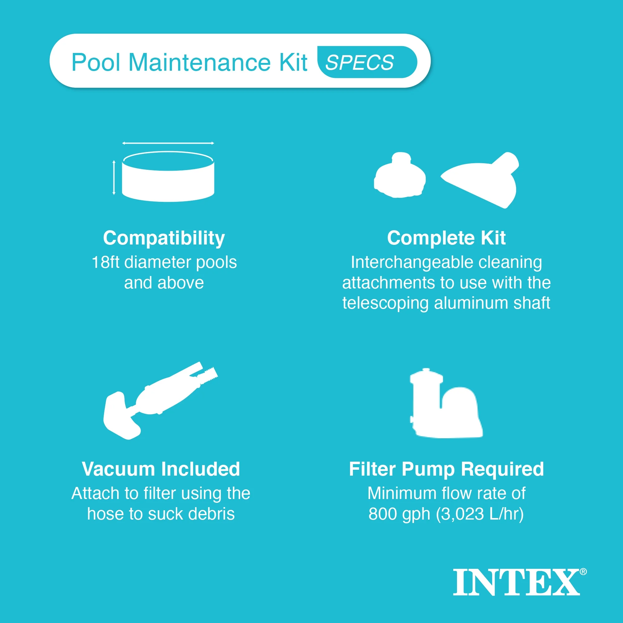 INTEX 24ft x 12ft x 52in Ultra XTR Above Ground Pool, Floats (2 Pack), & Inflatable Cooler