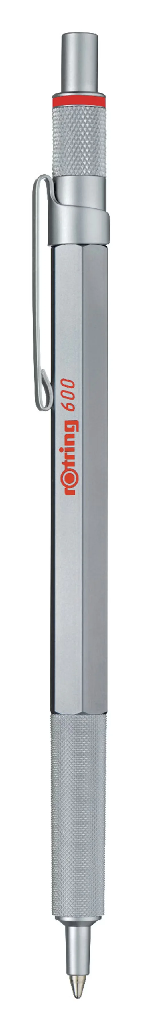 Rotring 600 Silver Ballpoint Pen