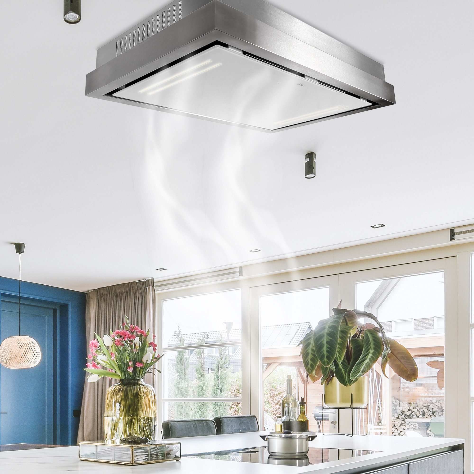 Deckenhaube GCH C 343 IS 120 WH PRIME,.Dunstabzugshaube 120cm, 1000m³/ h