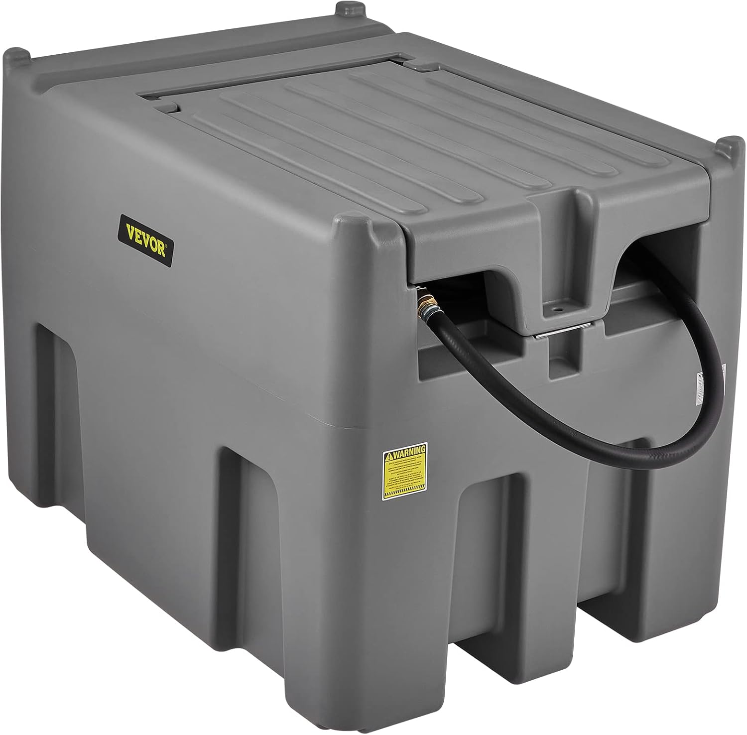 VEVOR Portable Fuel Tank 439 Litre 12V DC Large Fuel Tank with Grey Transfer Pump for Tractor Ship Camper Outdoor Industries Construction Industries