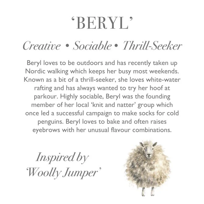 Wrendale 'Beryl' Sheep Character