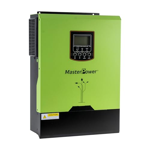 Inverter ibrido Master Power UM V2 3000 W 24 V MPPT 100 A fino a 3000 W in pannelli : Amazon.it: Commercio, Industria e Scienza