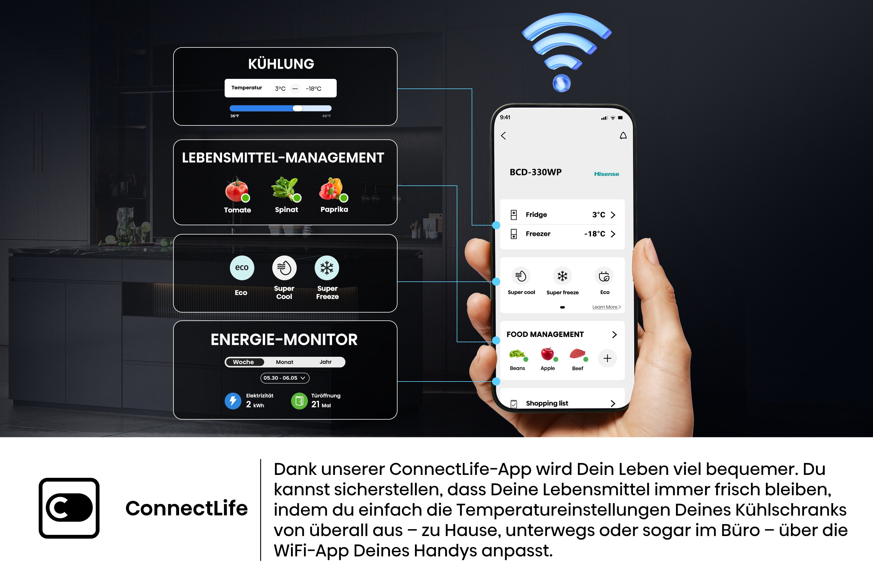 Kühl-/Gefrierkombination RB5K330GSFC