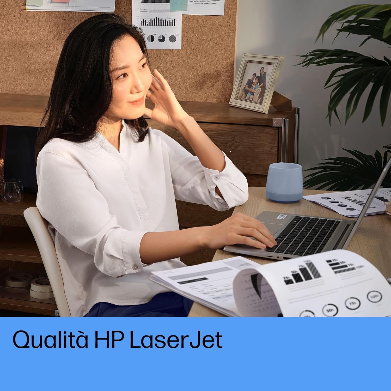 Laser Tank 2604sdw 381V1A, Stampante Monocromatica Multifunzione con Serbatoio Toner integrato a Ricarica Rapida, Stampa F/R Automatica, 22 ppm, Fino a 5000 Pagine, Scansione, Wi-Fi, USB, Bianca