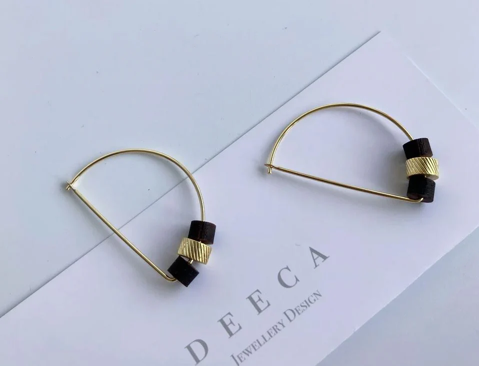 Deeca Tube Bead Hoops