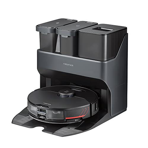 roborock S7 MaxV Ultra Robot Vacuum and Mop, Auto Mop Washing, Self Emptying, Self Refilling, ReactiveAI 2.0 Obstacle Avoidance, 5100Pa Suction, App Control, Works with Alexa(RockDock Ultra Series) : Industrial & Scientific