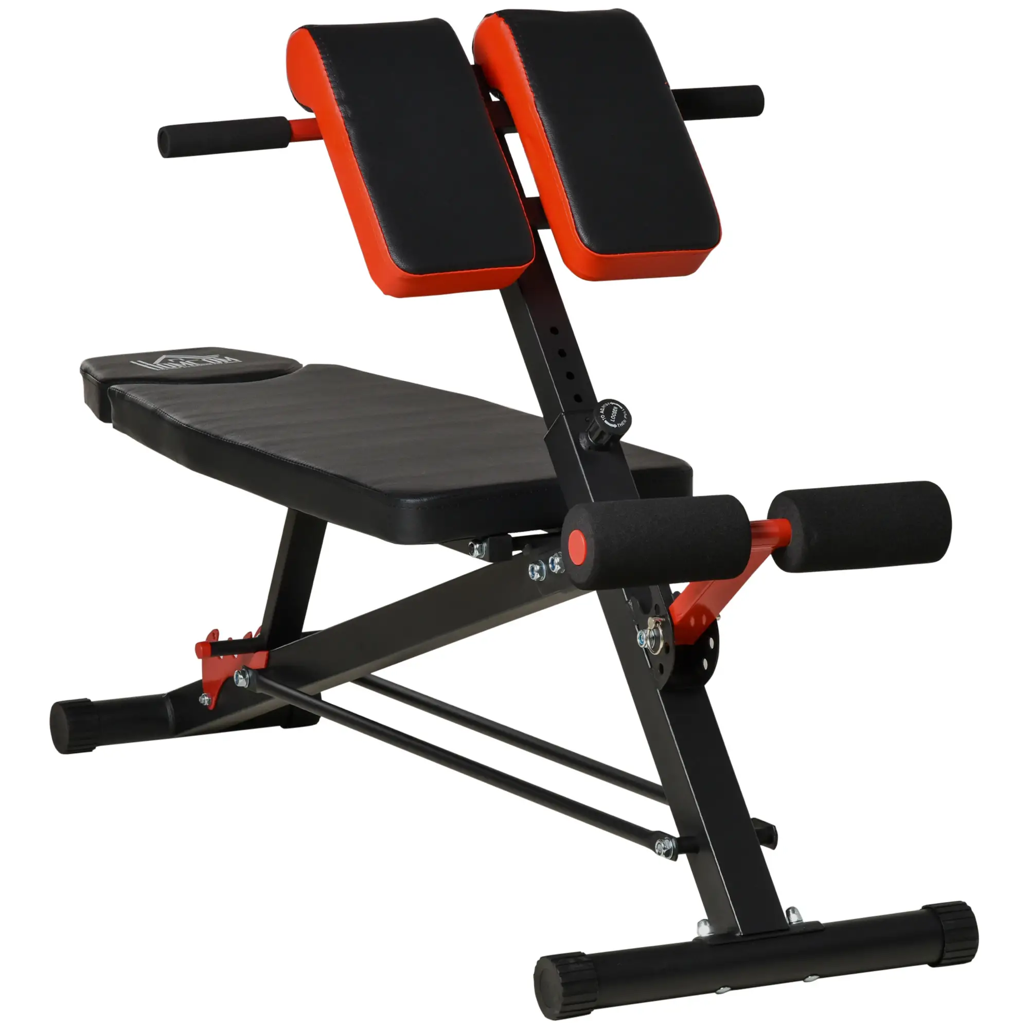 HOMCOM Halterbank verstelbaar multifunctioneel voor full-body training