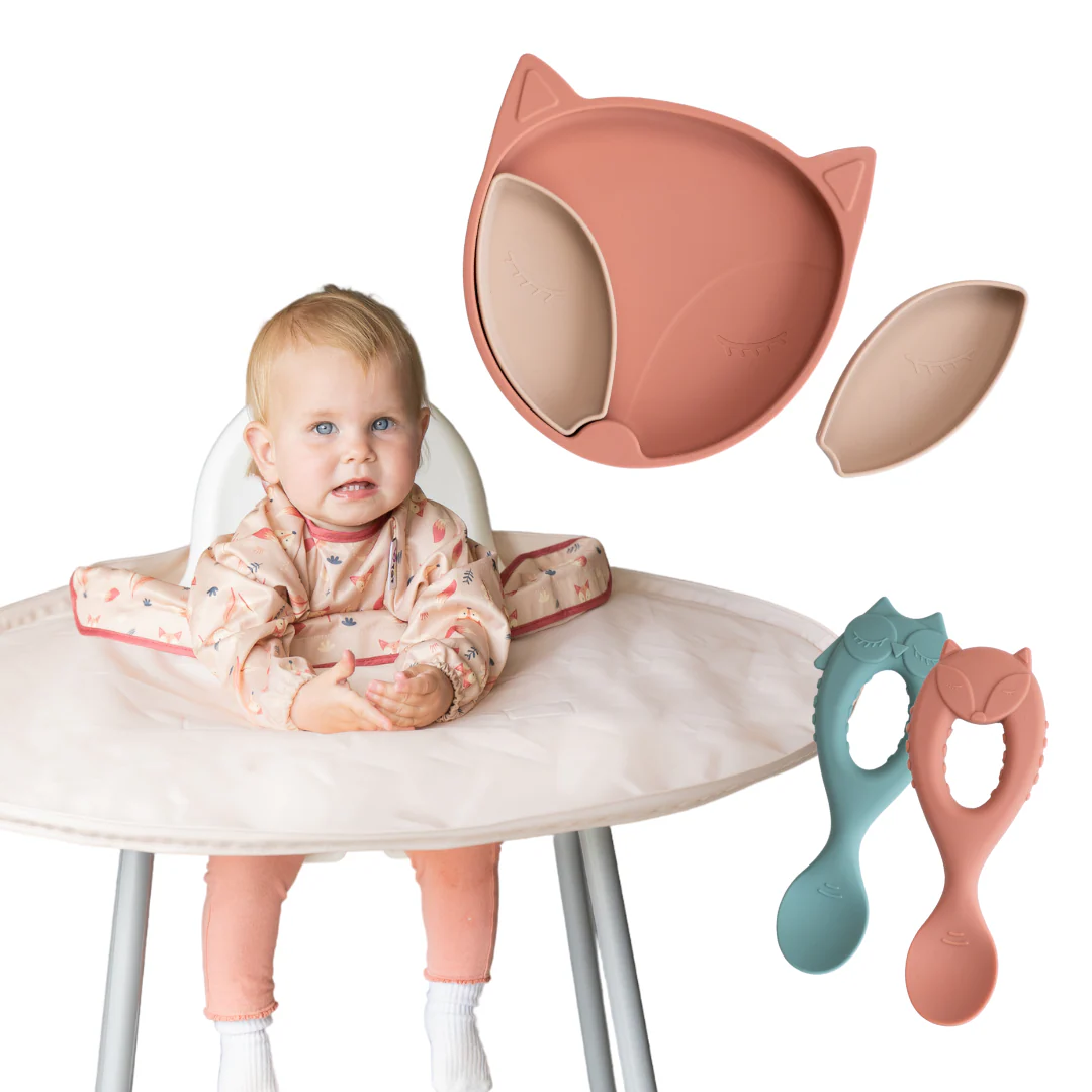Bib & Tray Kit Fox Bundle