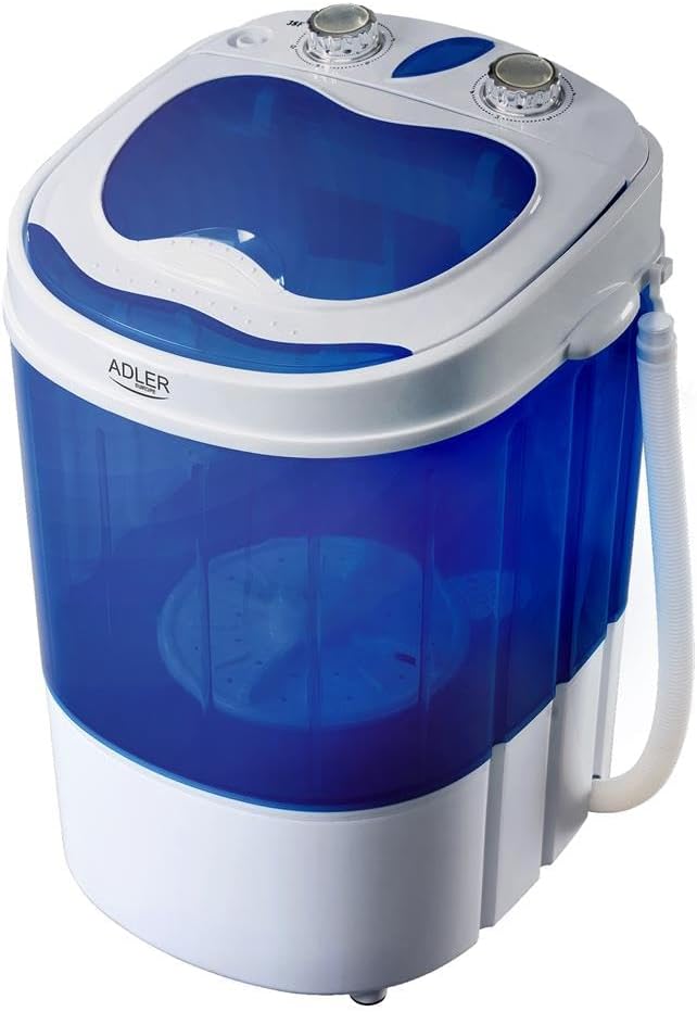 Adler AD 8051 washing machine Portable Top-load Blue,White 3 kg