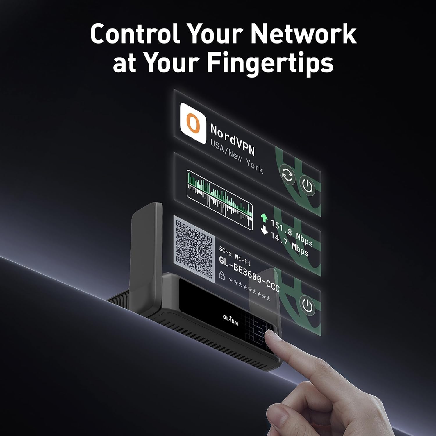 GL-BE3600 Slate 7 Reise Router WiFi 7 VPN Pocket WLAN Router 2.5G Port OpenWrt WireGuard Glasfaser Modem