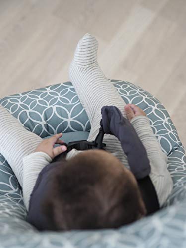 BÉABA   Sdraietta Up&Down III, Dondolo per Neonato e Bambini, Regolabile in Altezza, 3 Posizioni d'Inclinazione, Cinture di Sicurezza, Fogli : Prima infanzia
