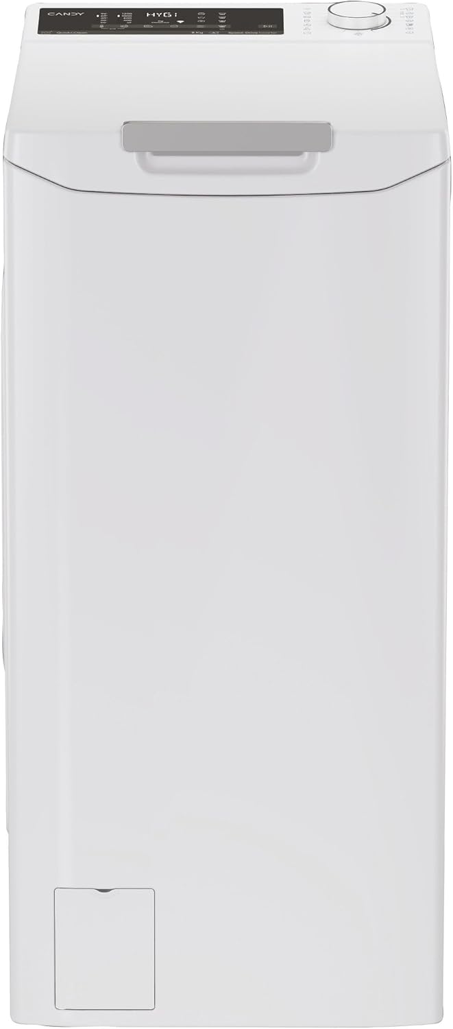 Candy TCA284TM5-S ProWash 500 Lavatrice Carica dall'Alto 8 Kg Centrifuga 1200 Giri Classe energetica A Inverter colore Bianco